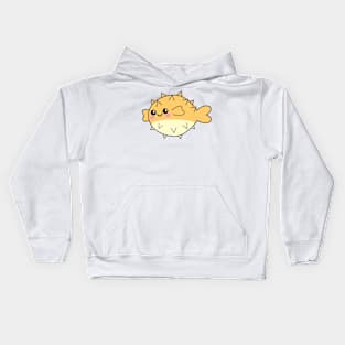 Puffer fish, fish, child, baby, nursery wall art Kids Hoodie